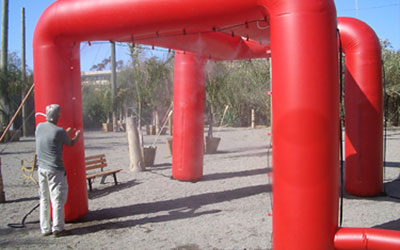 misting inflatables & tents